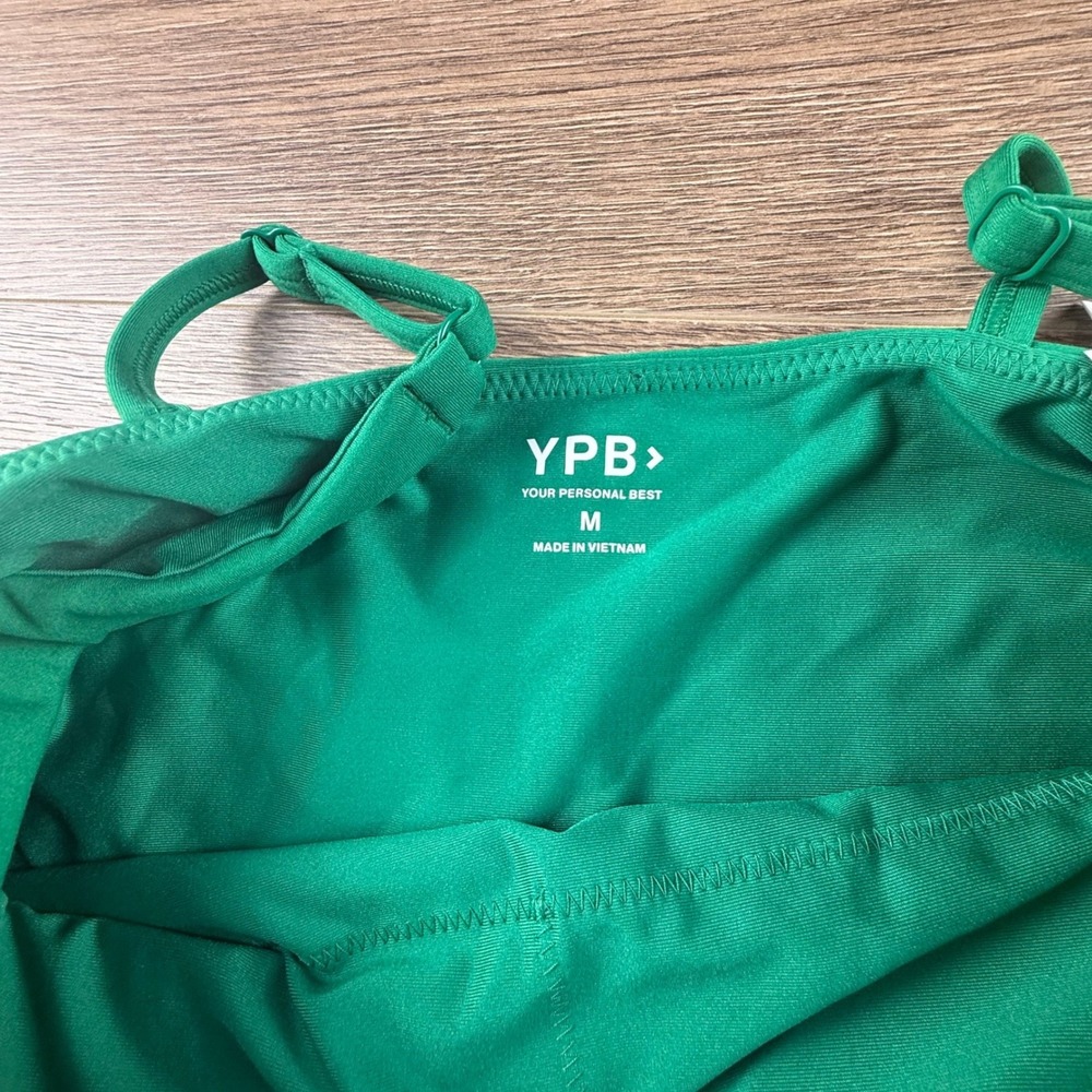 Abercrombie & Fitch YPB Hybrid Flyaway Onesie Romper Size M NEW Green Sporty - Picture 9 of 16